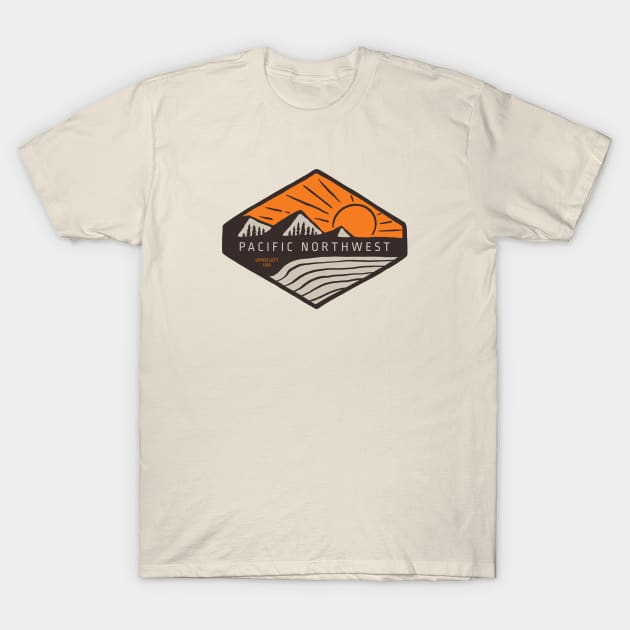 Pacific Northwest T-Shirt by happysquatch